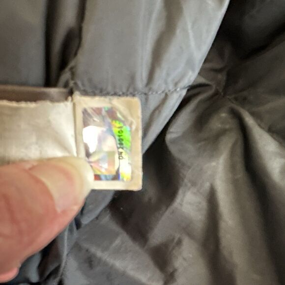 The North Face Jacket Womens XL Black Goose Down Faux Fur Coat Parka Hyvent - Picture 14 of 14